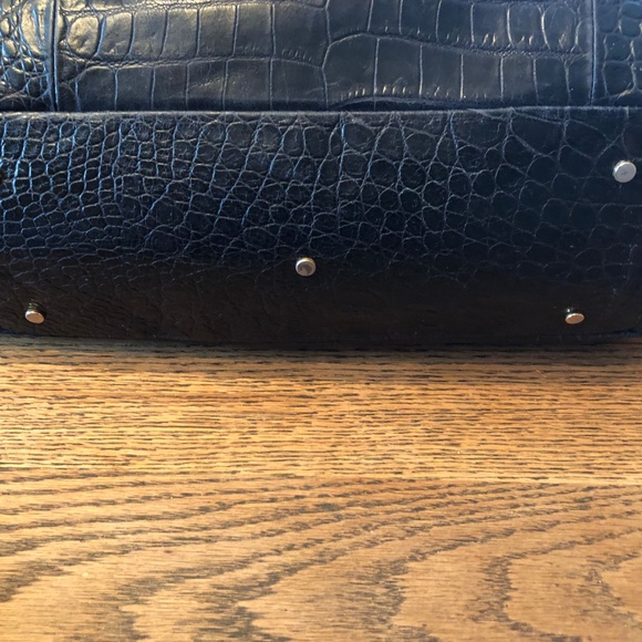 Cavalcanti Black Leather Shoulder Bag / Tote Bag - Picture 4 of 5